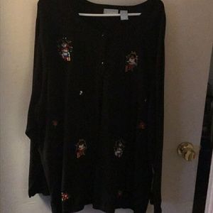 Long sleeve black cardigan
